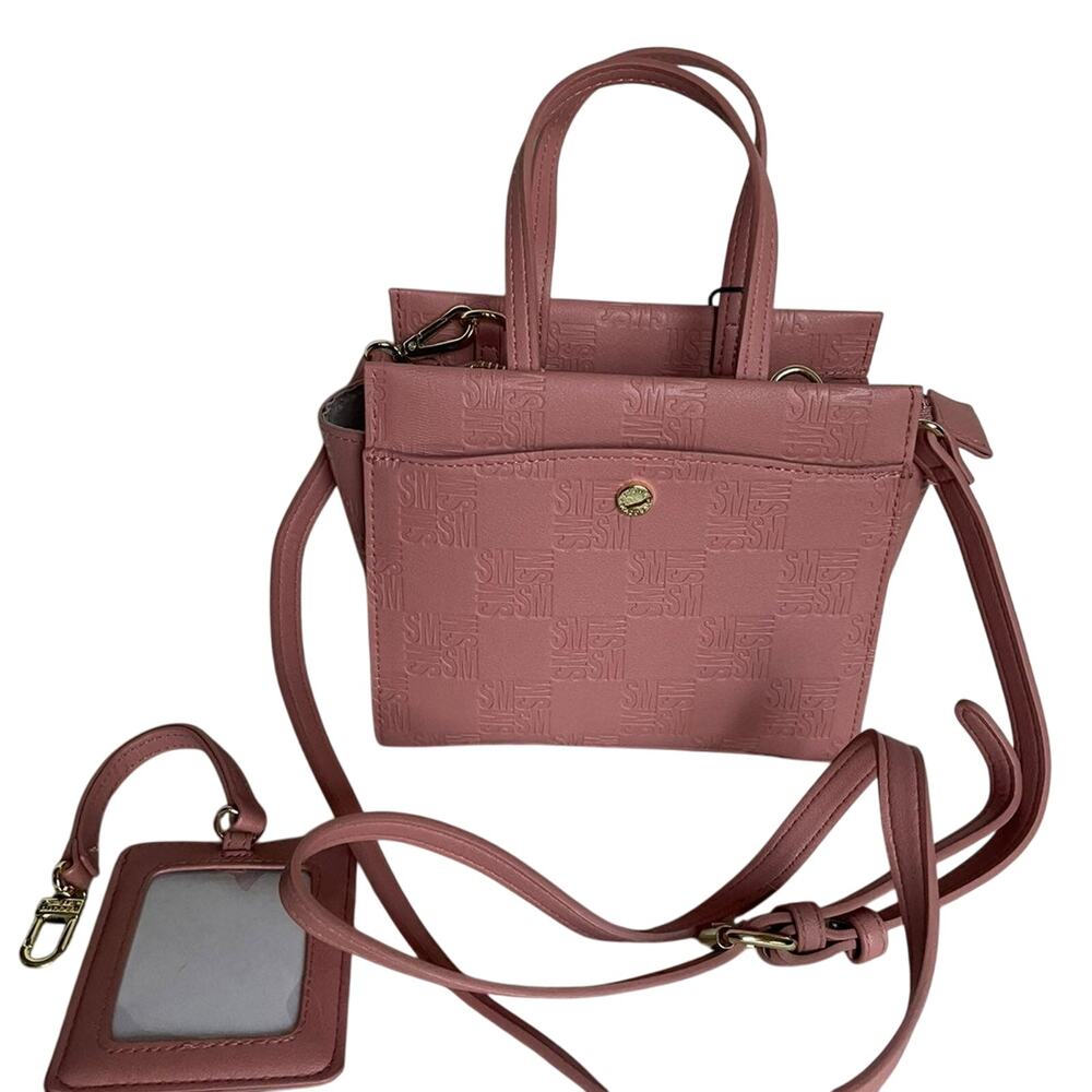 Brand New Classic STEVE MADDEN Pink BLUSH Dome Handbag  Purse Satchel Vegan